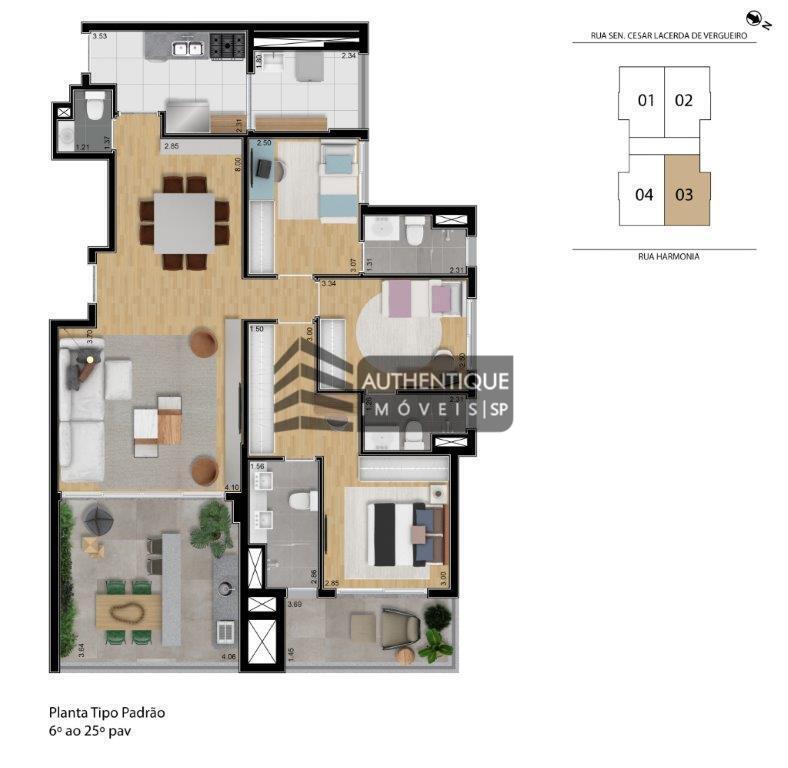 Apartamento à venda com 1 quarto, 48m² - Foto 32