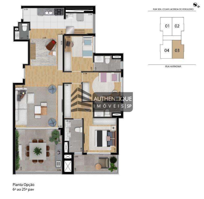 Apartamento à venda com 1 quarto, 48m² - Foto 33