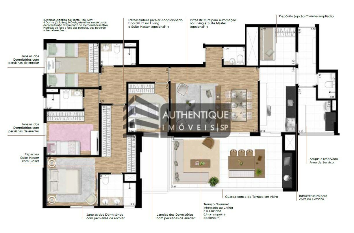 Apartamento à venda com 3 quartos, 280m² - Foto 46