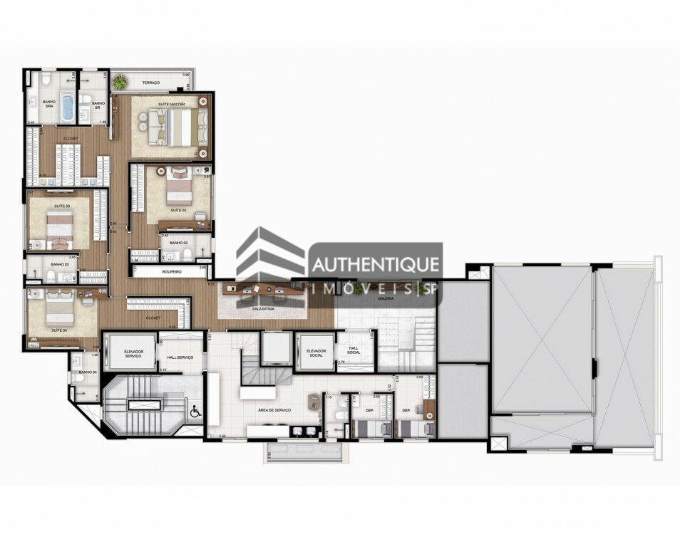 Apartamento à venda com 4 quartos, 330m² - Foto 24