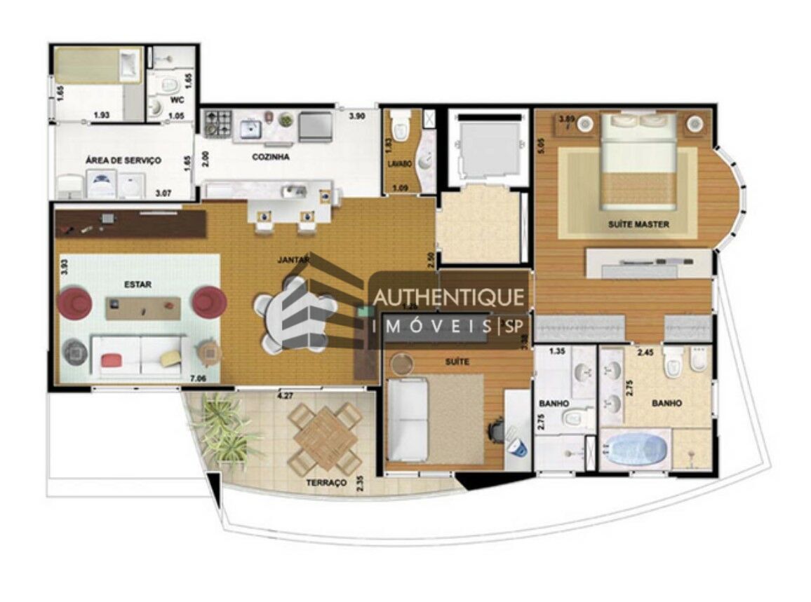 Apartamento à venda com 2 quartos, 132m² - Foto 29