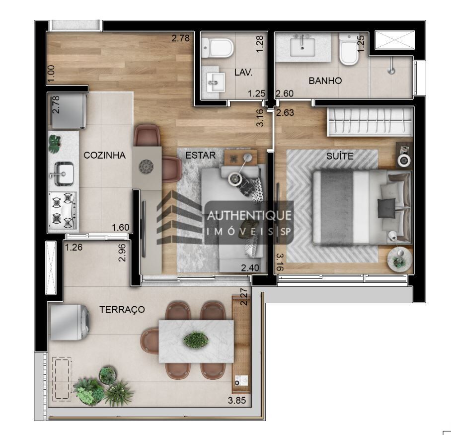 Apartamento à venda com 1 quarto, 30m² - Foto 38