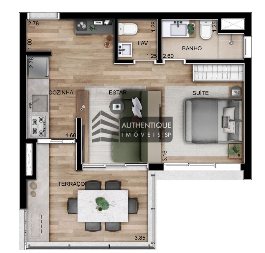 Apartamento à venda com 1 quarto, 30m² - Foto 37