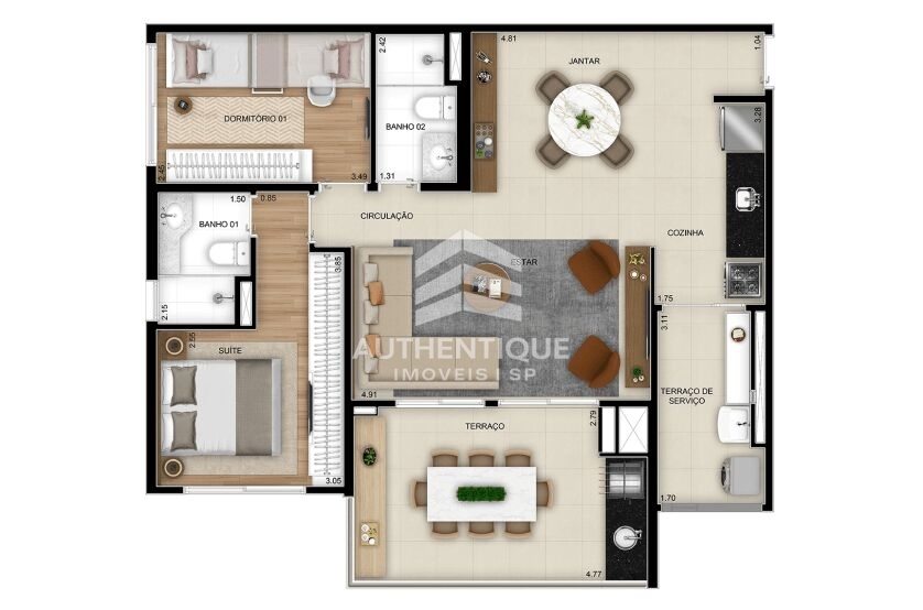 Apartamento, 3 quartos, 89 m² - Foto 10