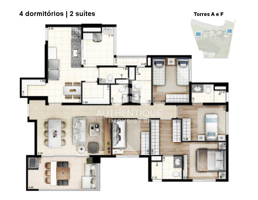 Apartamento, 4 quartos, 127 m² - Foto 16
