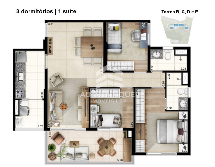 Apartamento, 4 quartos, 127 m² - Foto 17