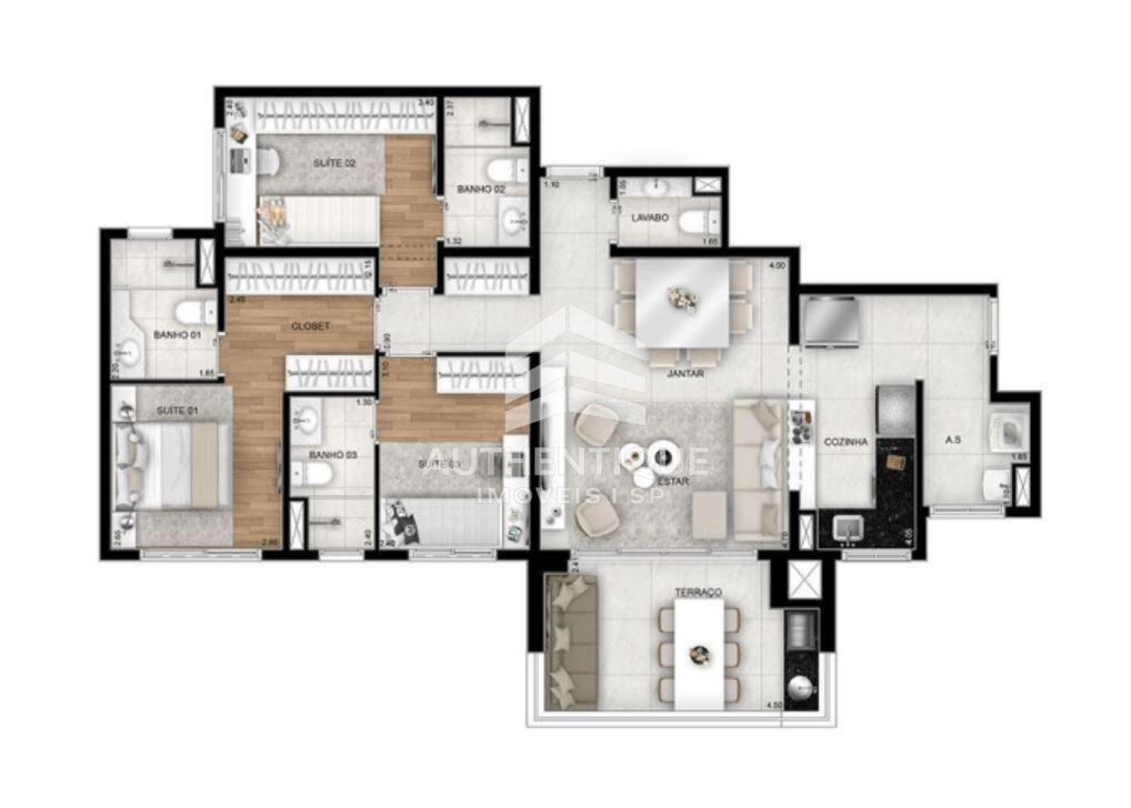 Apartamento, 3 quartos, 103 m² - Foto 15
