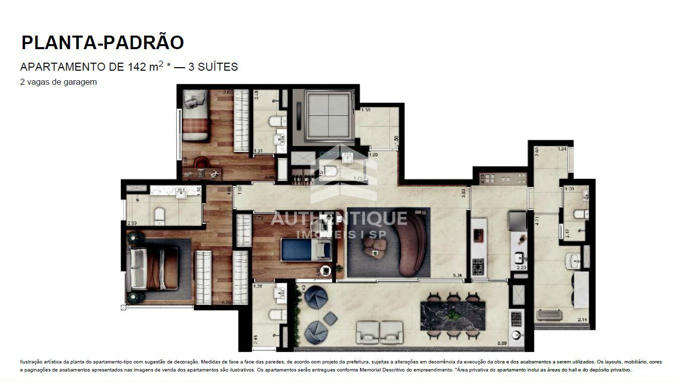 Apartamento, 3 quartos, 166 m² - Foto 47