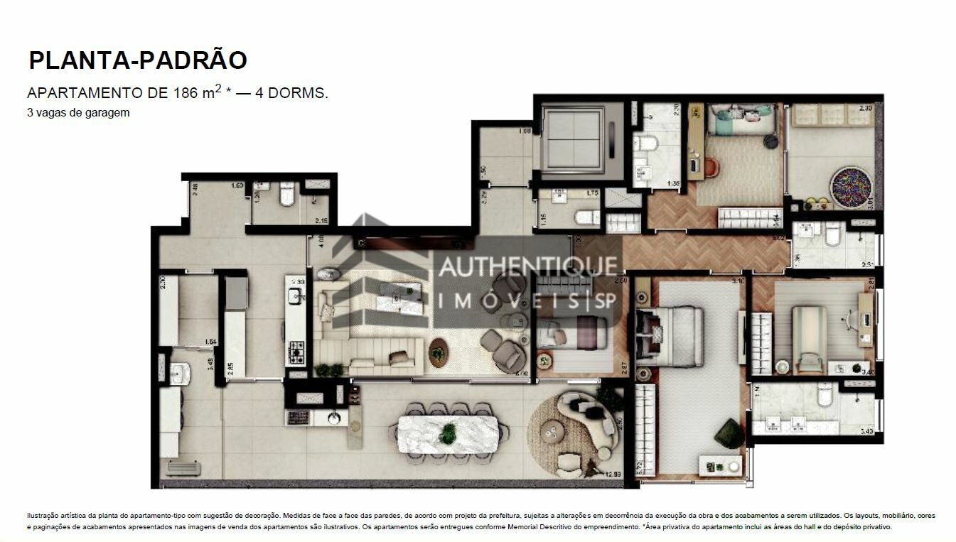 Apartamento à venda com 3 quartos, 166m² - Foto 48