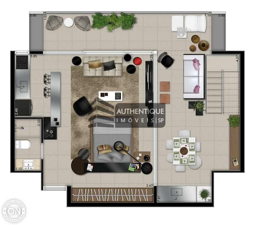 Apartamento à venda com 1 quarto, 35m² - Foto 16