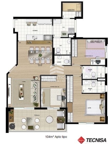 Apartamento, 3 quartos, 104 m² - Foto 16
