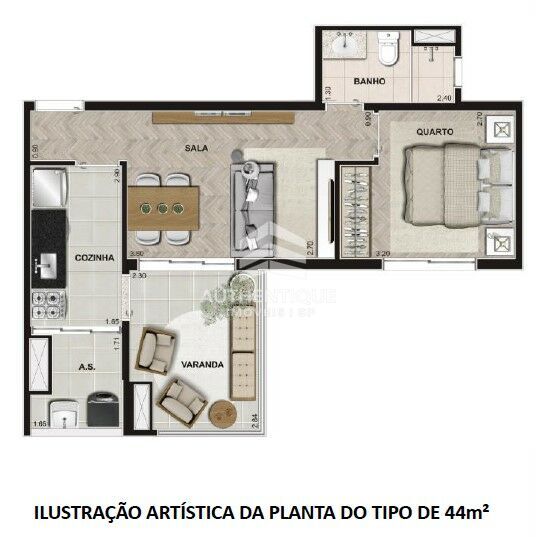 Apartamento, 2 quartos, 66 m² - Foto 46