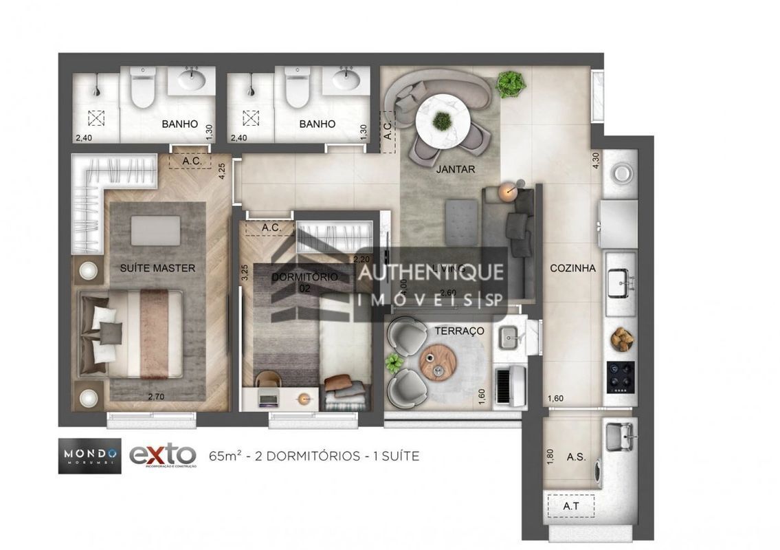 Apartamento à venda com 2 quartos, 65m² - Foto 15