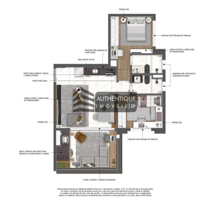 Apartamento à venda com 2 quartos, 125m² - Foto 48