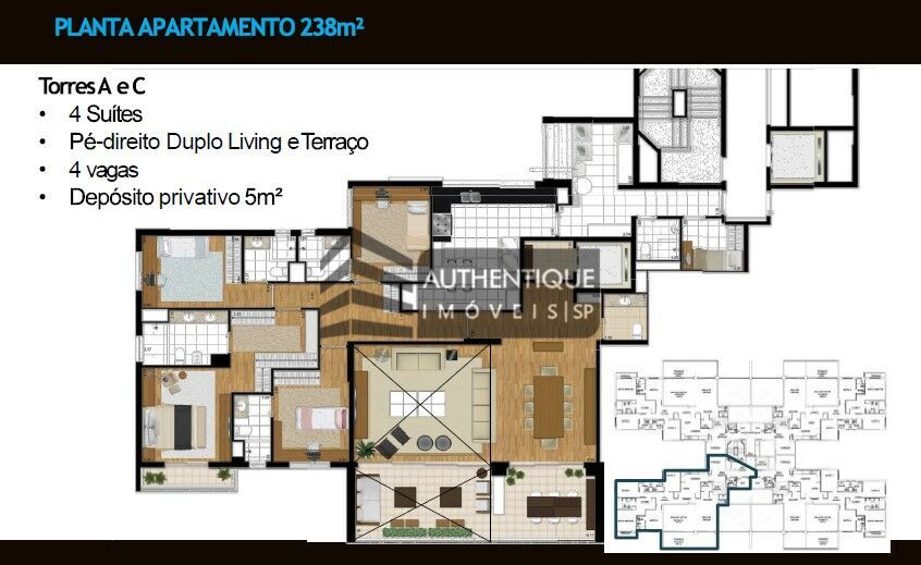 Apartamento à venda com 4 quartos, 238m² - Foto 30