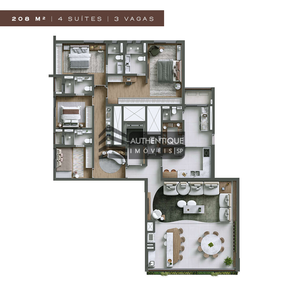 Cobertura à venda com 4 quartos, 445m² - Foto 18