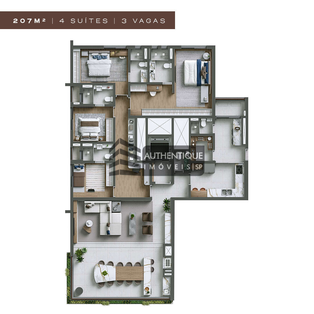 Cobertura à venda com 4 quartos, 445m² - Foto 19