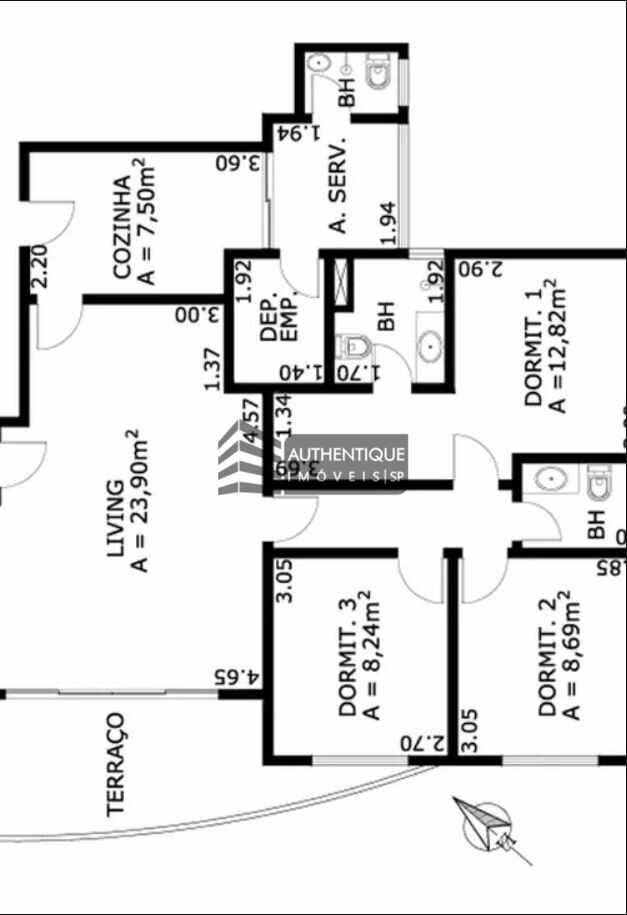 Apartamento à venda com 3 quartos, 103m² - Foto 46