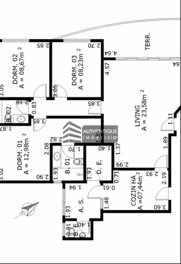 Apartamento à venda com 3 quartos, 103m² - Foto 45