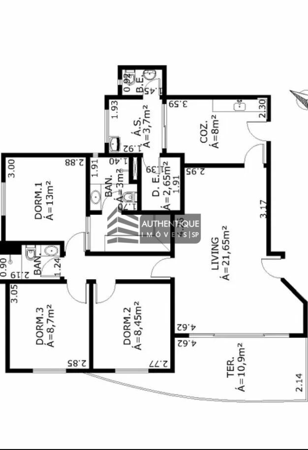 Apartamento à venda com 3 quartos, 103m² - Foto 44