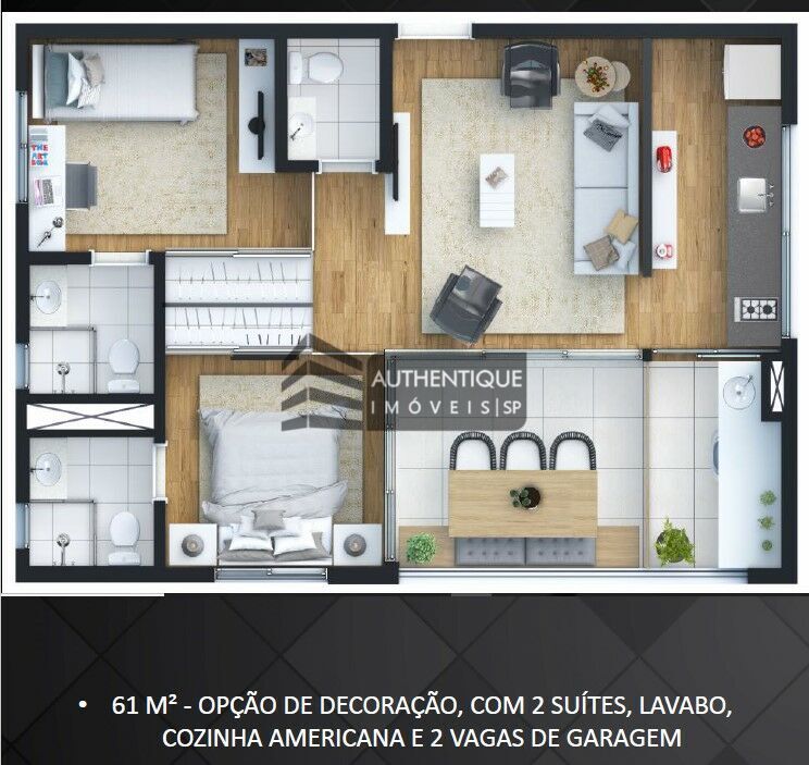 Apartamento à venda com 2 quartos, 53m² - Foto 40