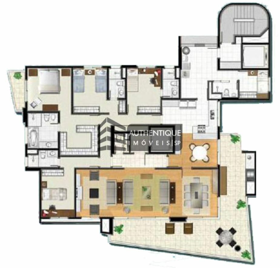 Apartamento à venda com 2 quartos, 270m² - Foto 23