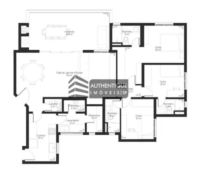 Apartamento à venda com 3 quartos, 135m² - Foto 27