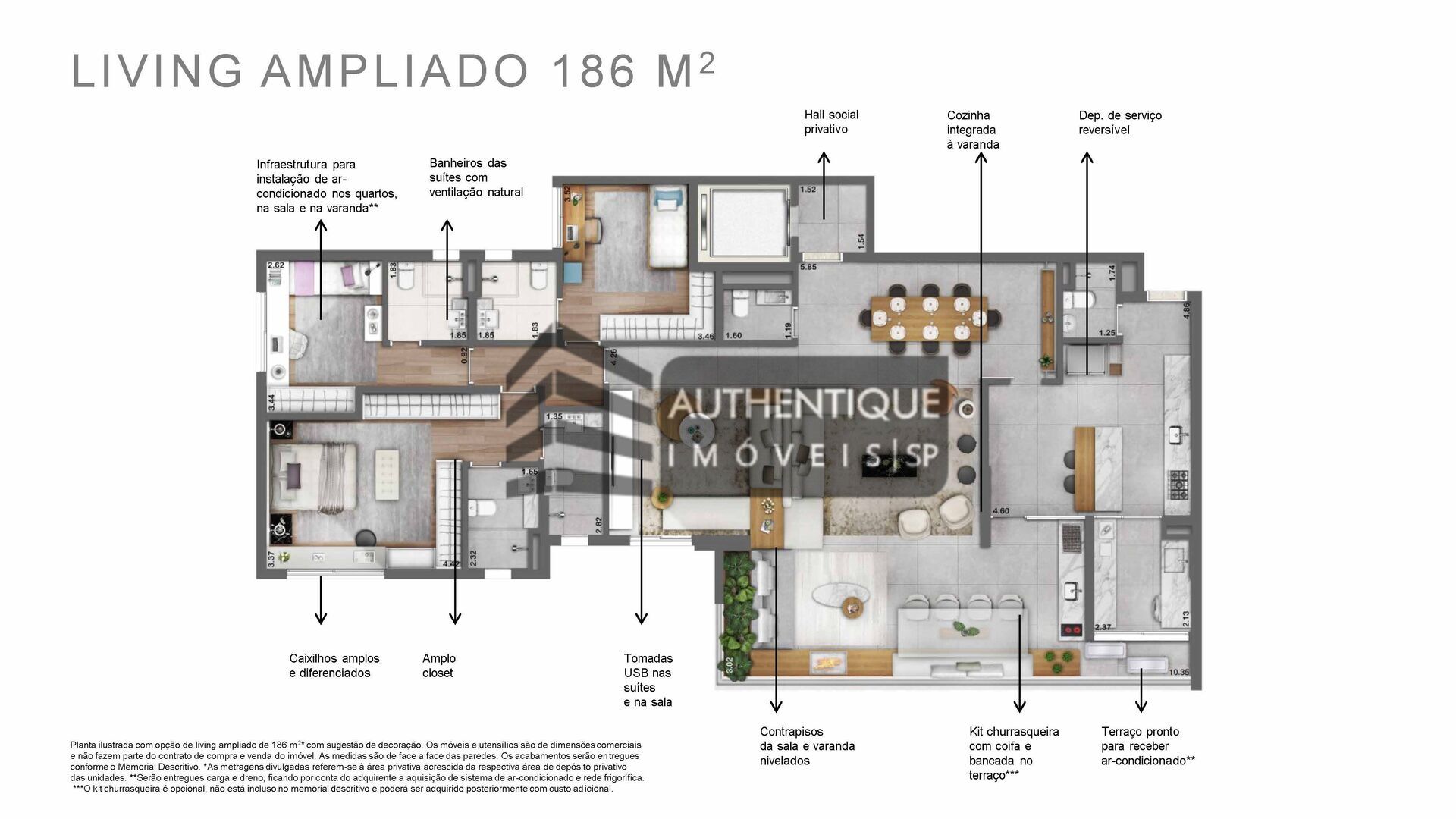 Apartamento à venda com 4 quartos, 186m² - Foto 29