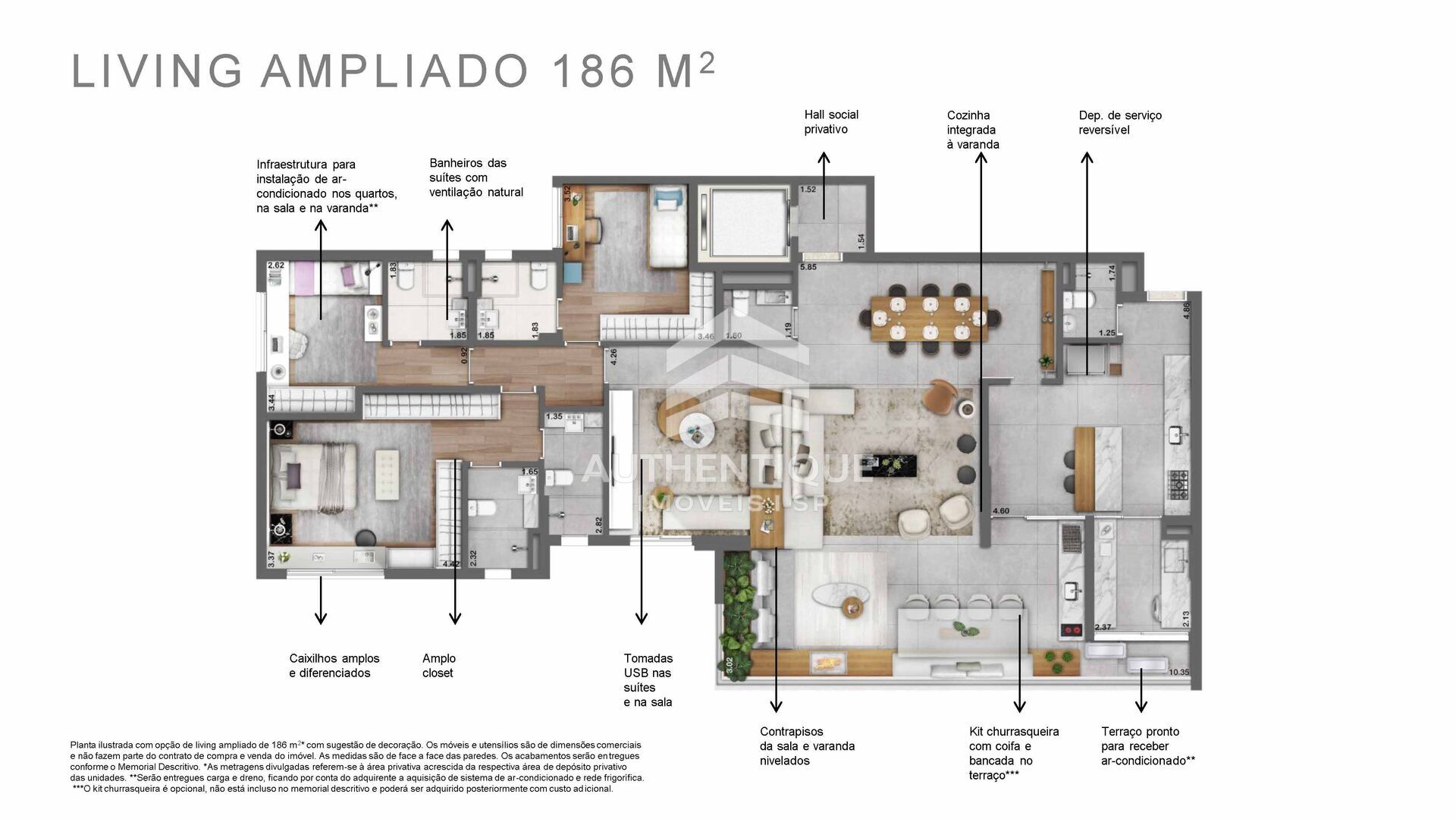 Apartamento, 4 quartos, 186 m² - Foto 29