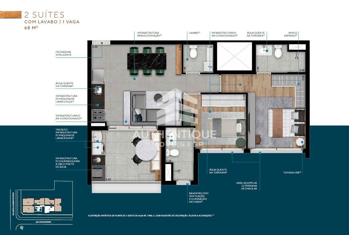 Apartamento, 2 quartos, 68 m² - Foto 5