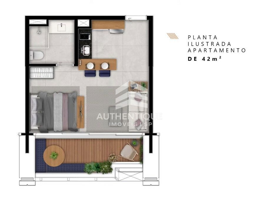 Apartamento, 1 quarto, 62 m² - Foto 33