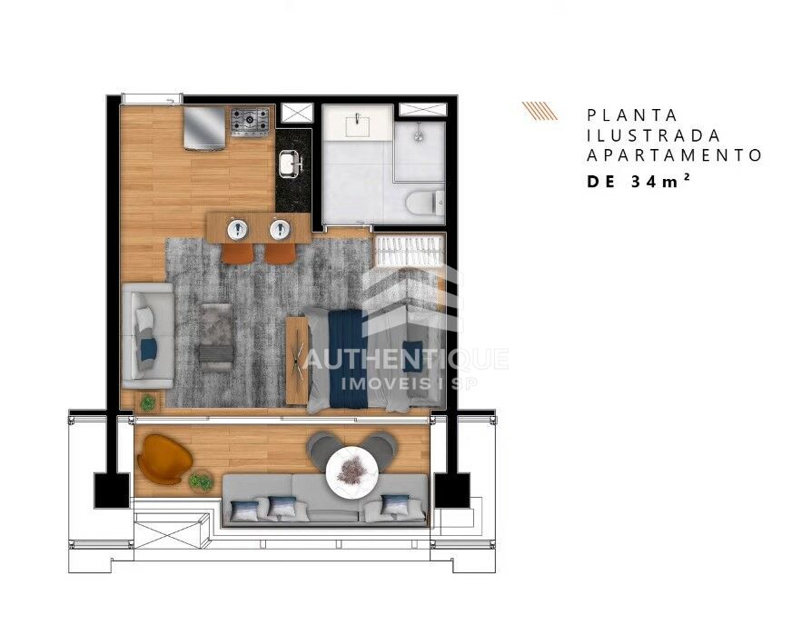 Apartamento, 1 quarto, 62 m² - Foto 32
