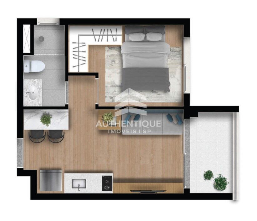 Apartamento, 1 quarto, 37 m² - Foto 17