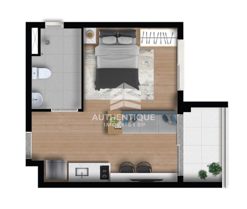 Apartamento, 1 quarto, 37 m² - Foto 18