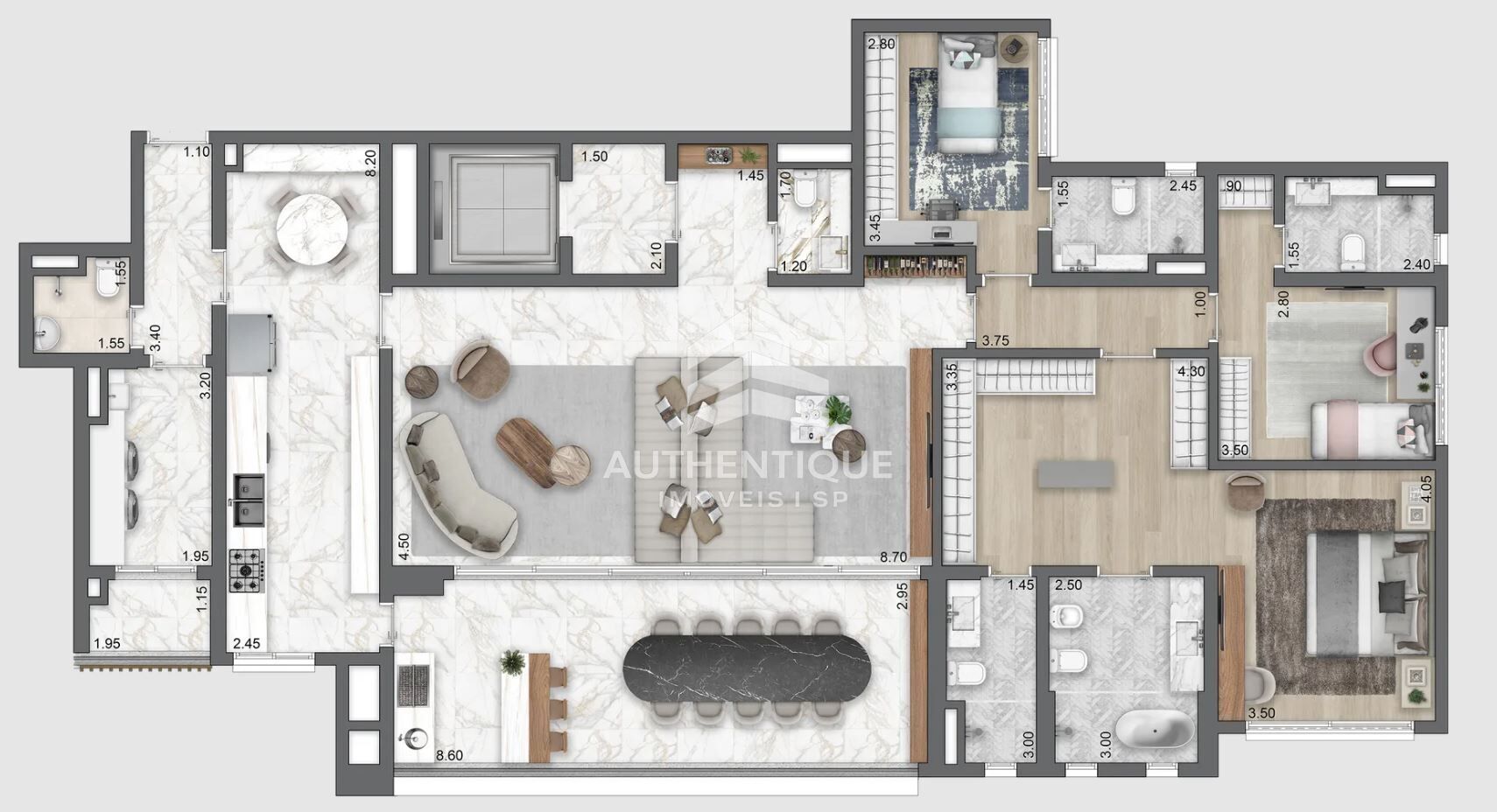 Apartamento, 4 quartos, 213 m² - Foto 11