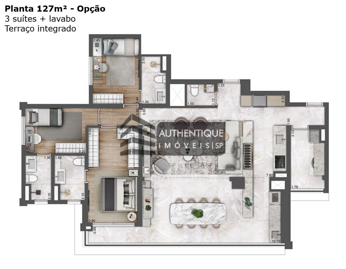 Apartamento à venda com 3 quartos, 127m² - Foto 28