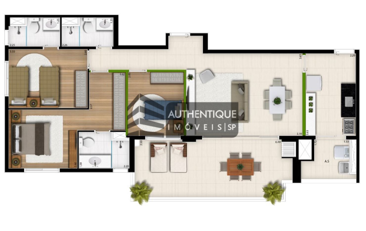 Apartamento à venda com 3 quartos, 105m² - Foto 41