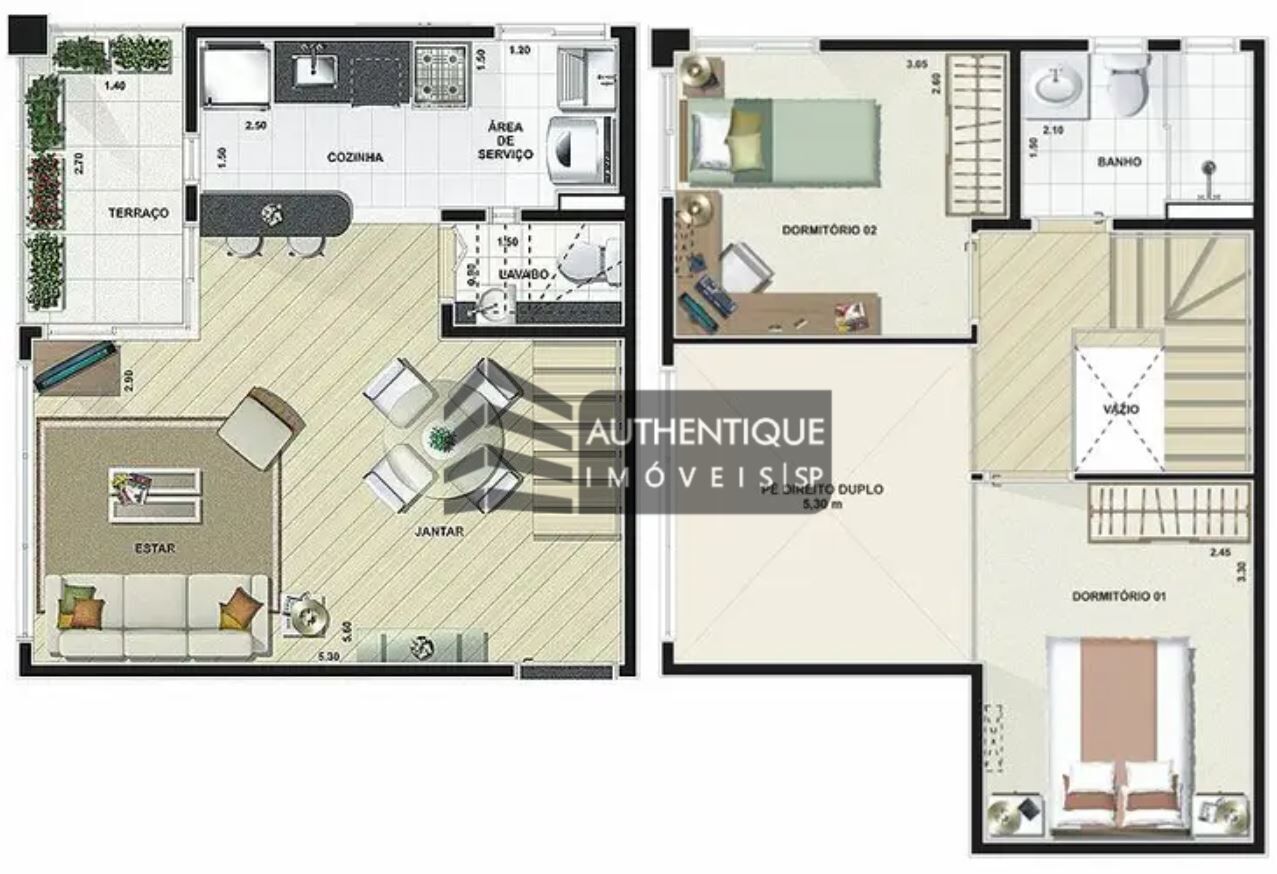 Apartamento à venda com 2 quartos, 59m² - Foto 25