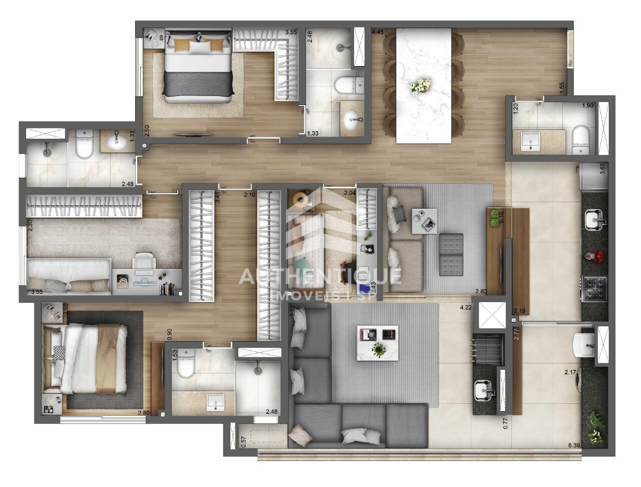 Apartamento, 3 quartos, 93 m² - Foto 15