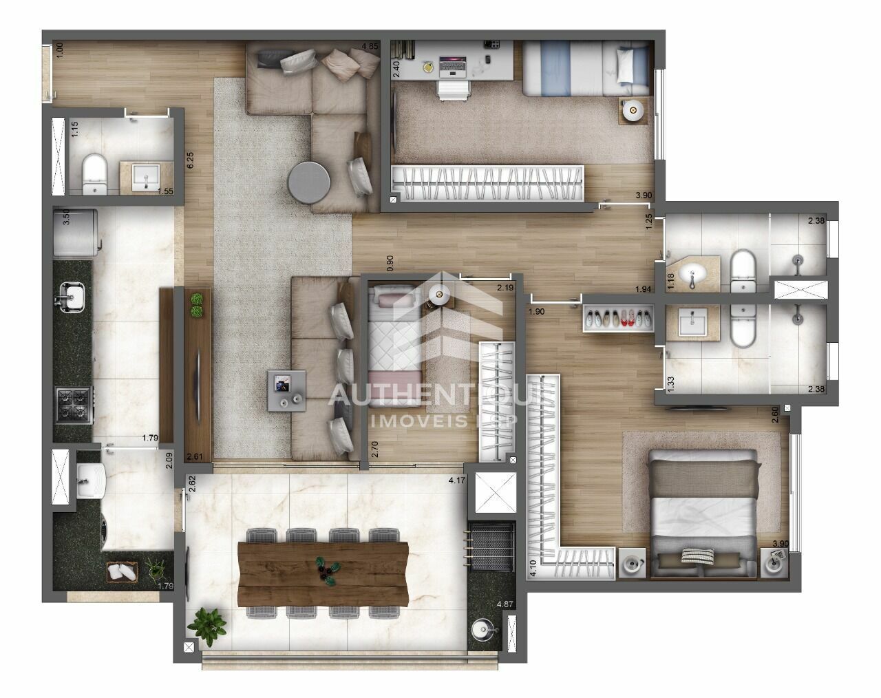Apartamento, 3 quartos, 93 m² - Foto 16