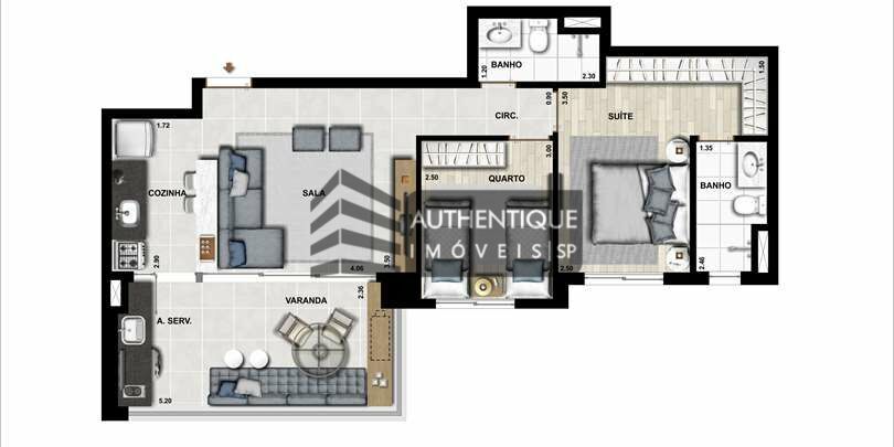 Apartamento à venda com 2 quartos, 68m² - Foto 18