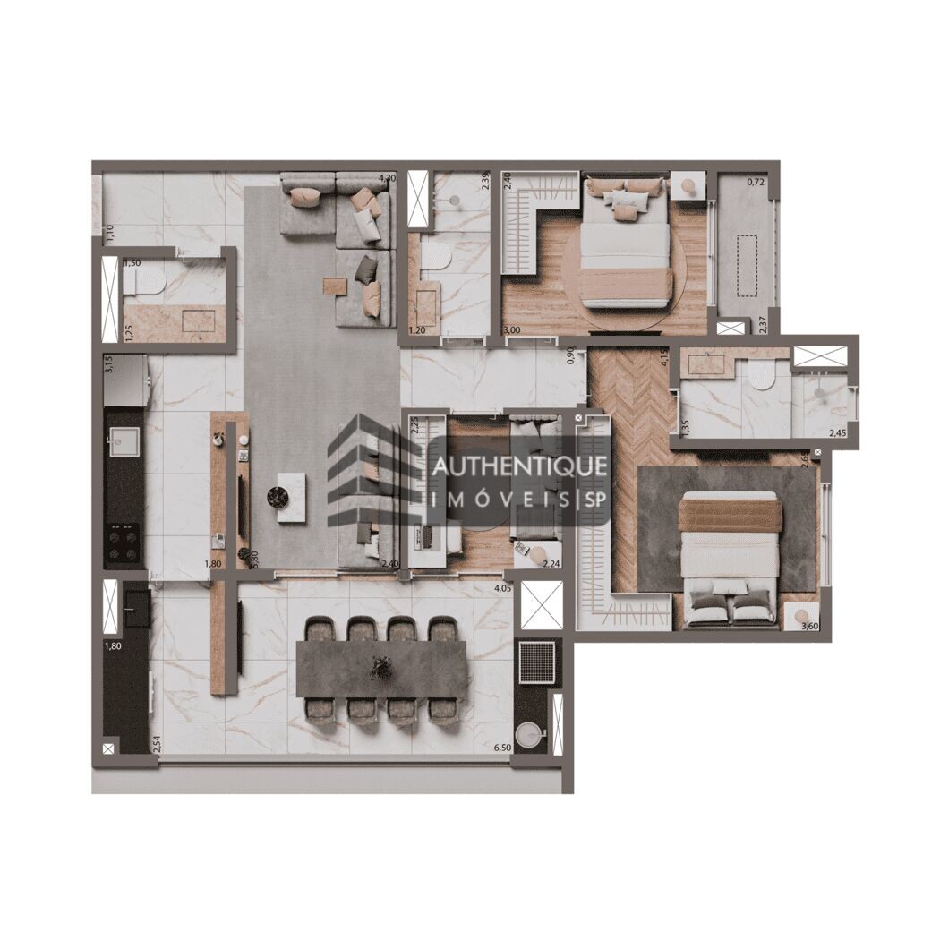 Apartamento à venda com 1 quarto, 45m² - Foto 23