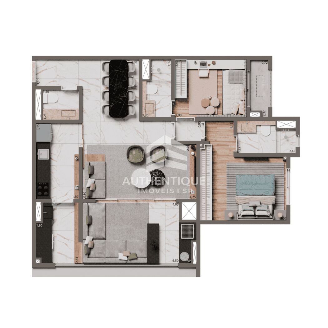 Apartamento, 1 quarto, 45 m² - Foto 22