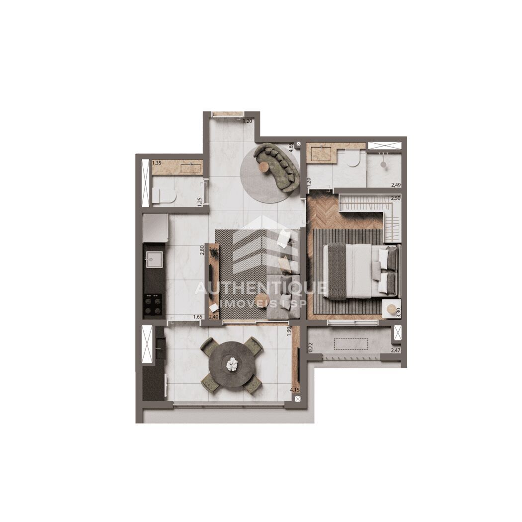 Apartamento, 1 quarto, 45 m² - Foto 16