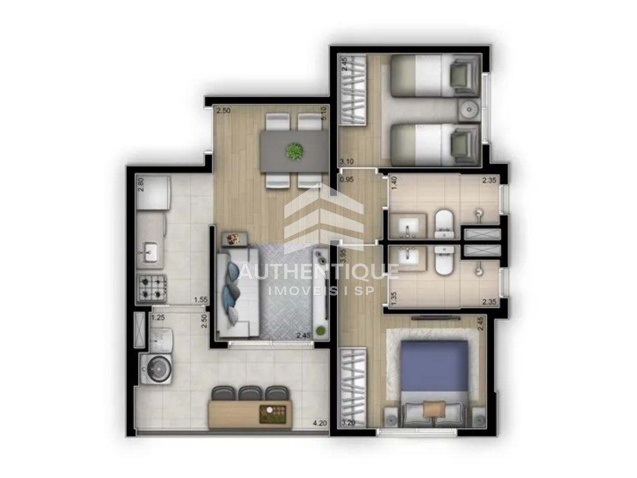 Apartamento, 2 quartos, 60 m² - Foto 32