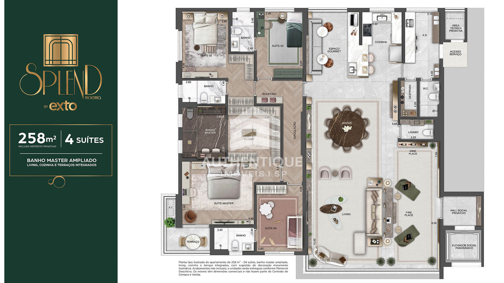 Apartamento, 4 quartos, 258 m² - Foto 27