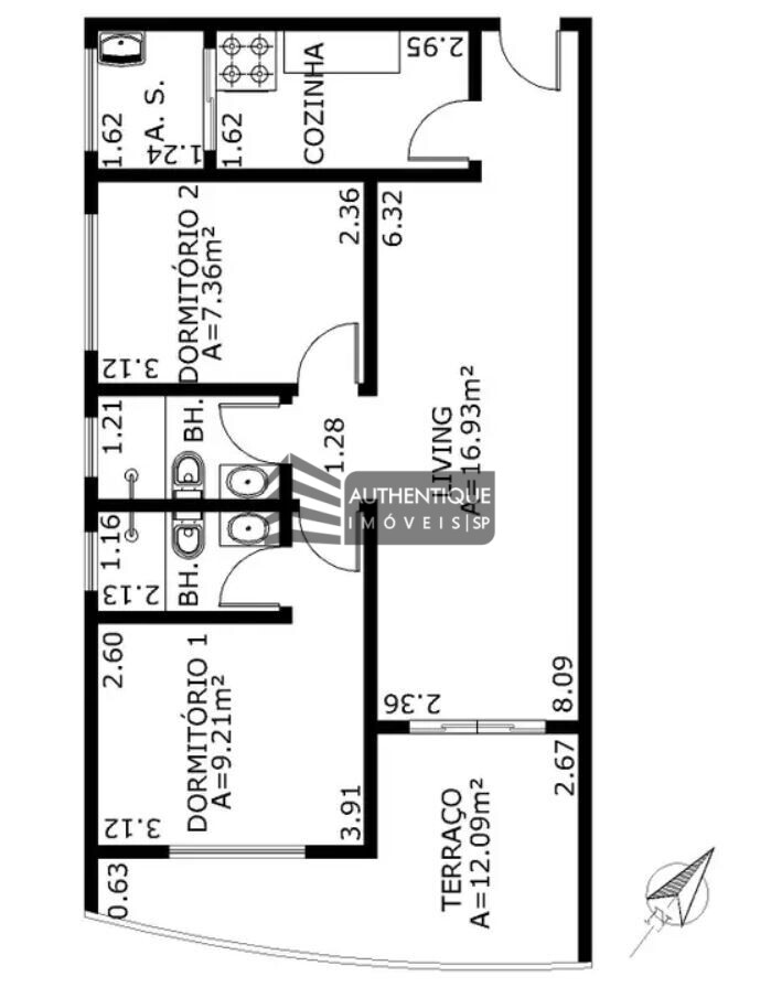 Apartamento à venda com 2 quartos, 65m² - Foto 23