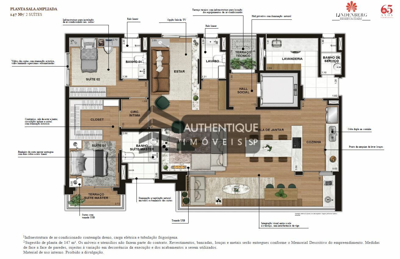 Apartamento à venda com 3 quartos, 147m² - Foto 27