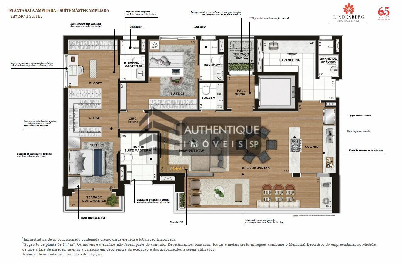 Apartamento à venda com 3 quartos, 147m² - Foto 26