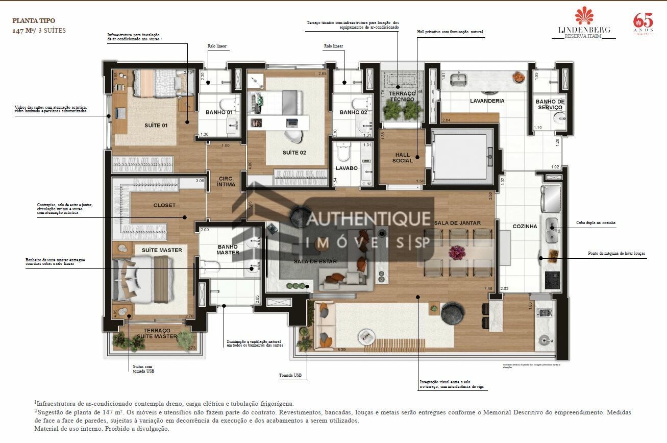 Apartamento à venda com 3 quartos, 147m² - Foto 25